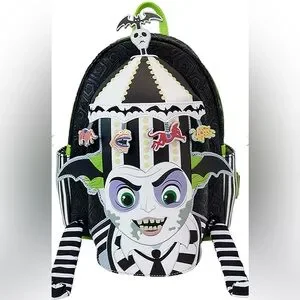 NWT Loungefly Warner Brothers Beetlejuice carousel light up mini backpack Beetlejuice Carousel Loungefly Light Up Cosplay Mini  main image 4